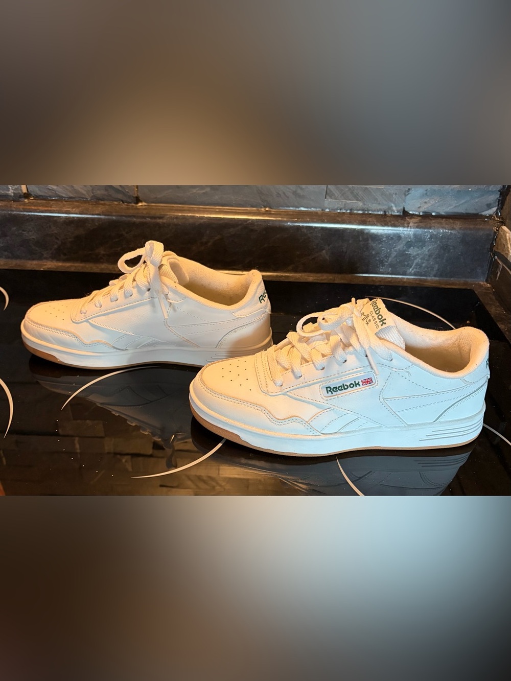 Reebok womenβs White Sneakers